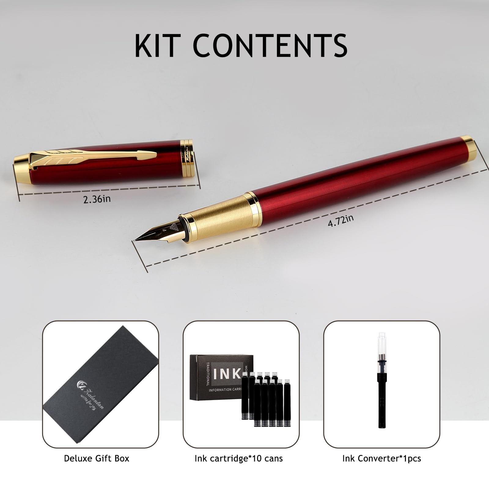 Fountain Pen, Luxury Pens,Fine Point Smooth Writing Pens for Journaling Fancy...